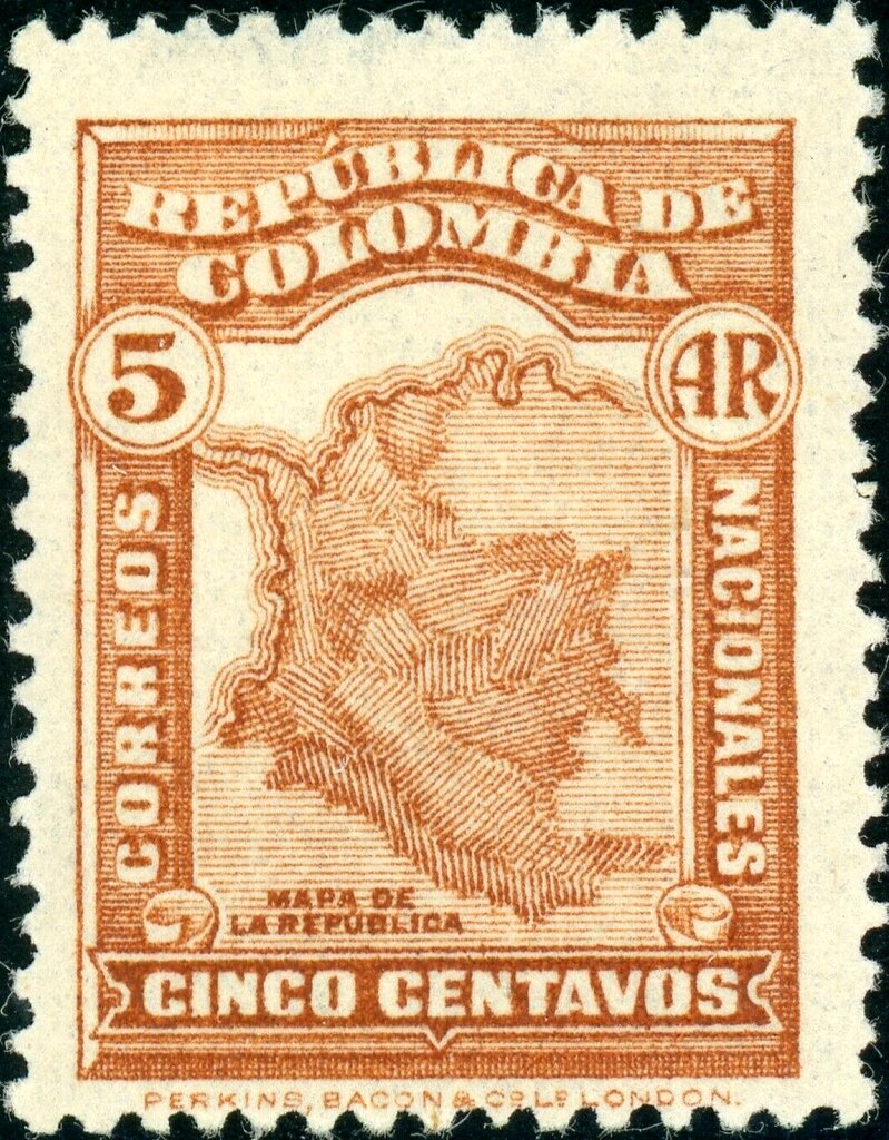 Maps on Stamps Colombia A Database of Cartophilately