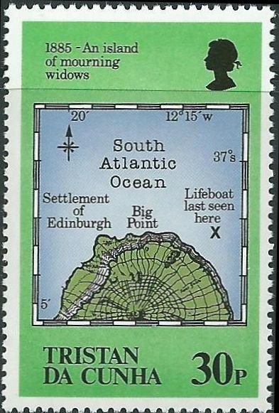 Tristan Da Cunha-Sc#460-3- id12-unused NH set-Plants-Ferns-1989-  Worldwide  - South Atlantic Ocean - Tristan da Cunha, General Issue Stamp / HipStamp
