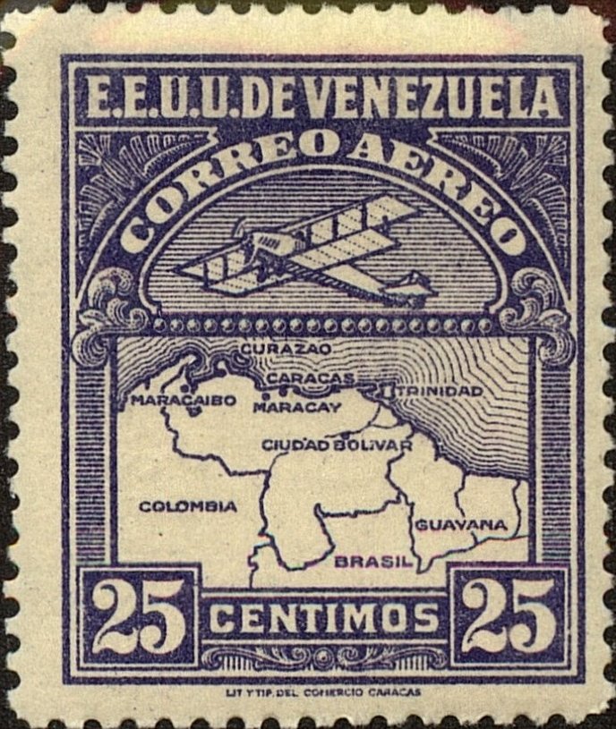 Марки карт. Серия марок Венесуэлы 1906. 100 Years stamps, Venezuela.. Hevea on stamps Venezuela.